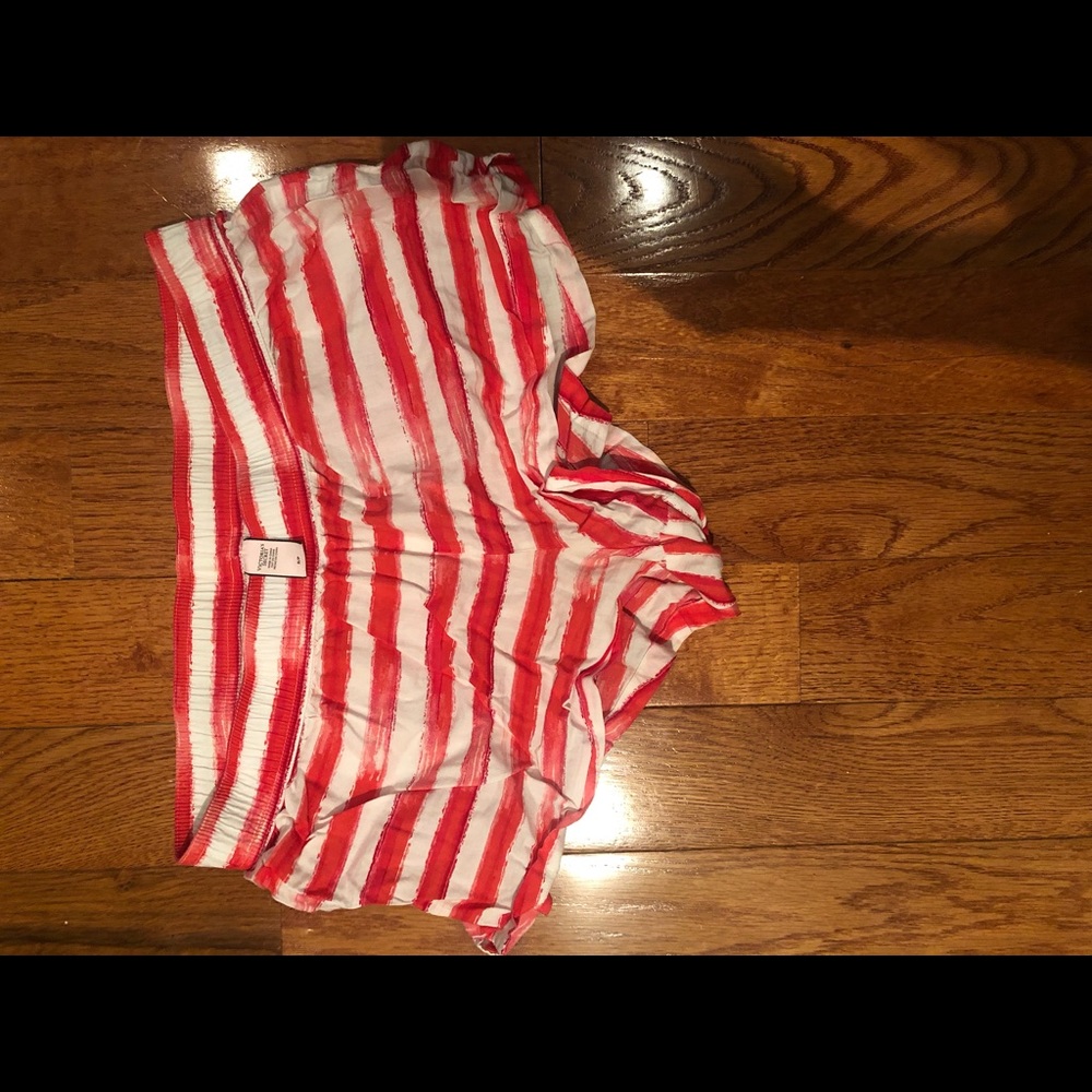 Victoria’s Secret pink and white shorts